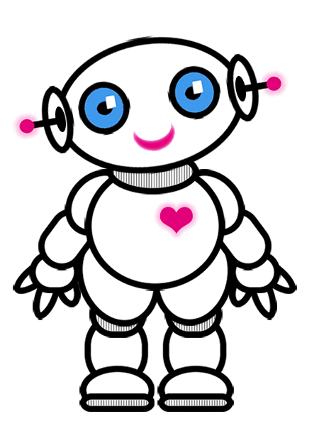 Happy Robot Mascot